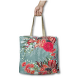 Load image into Gallery viewer, REUSABLE SHOPPING BAG FESTIVE BOUQUET
