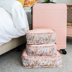 Load image into Gallery viewer, TRAVEL BAG 3 PACKING CUBES - FLORAL
