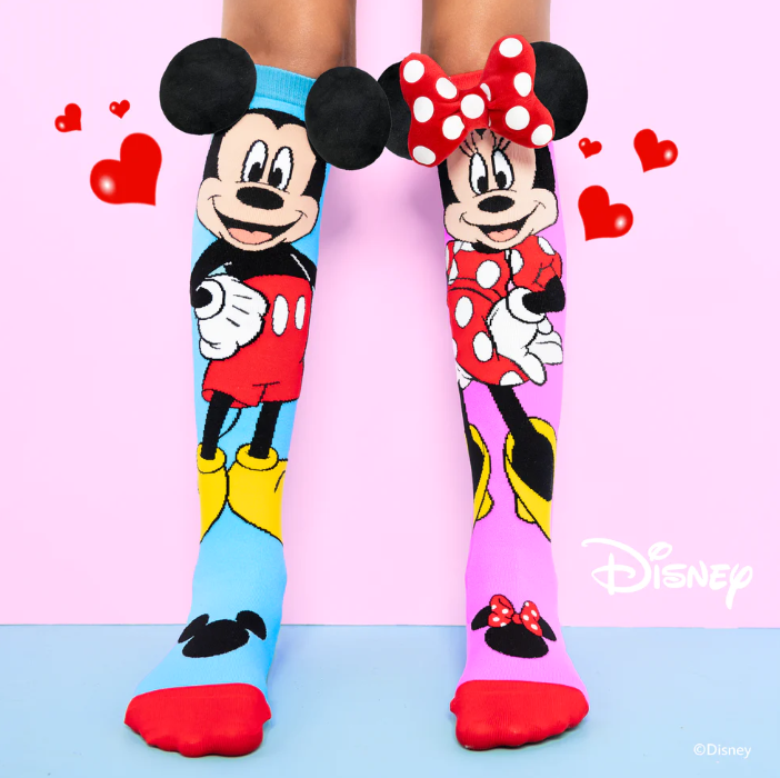 MAD MIA DISNEY MICKEY & MINNIE SOCKS TODD