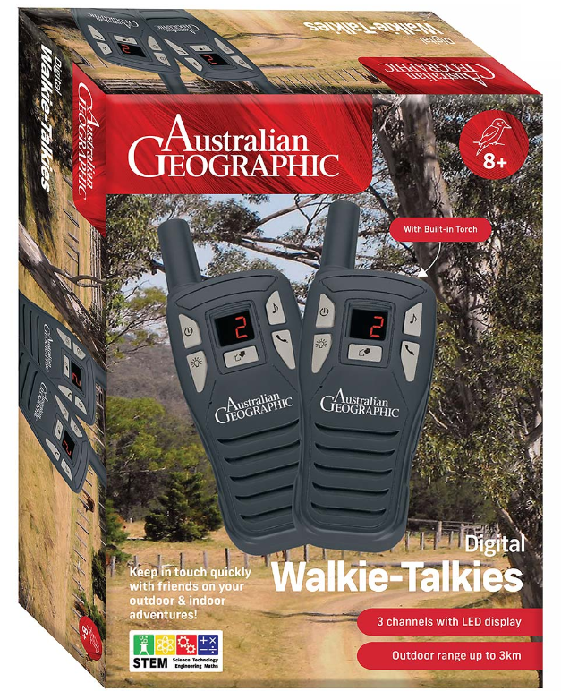 AUSTRALIAN GEOGRAPHIC WALKIE-TALKIES DIGITAL