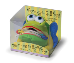 MONDAY THE BULLFROG ( PLUSH BOOK )