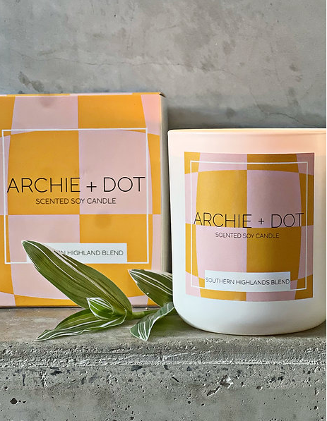 ARCHIE + DOT SOUTHERN HIGHLANDS BLEND SOY CANDLE 280G