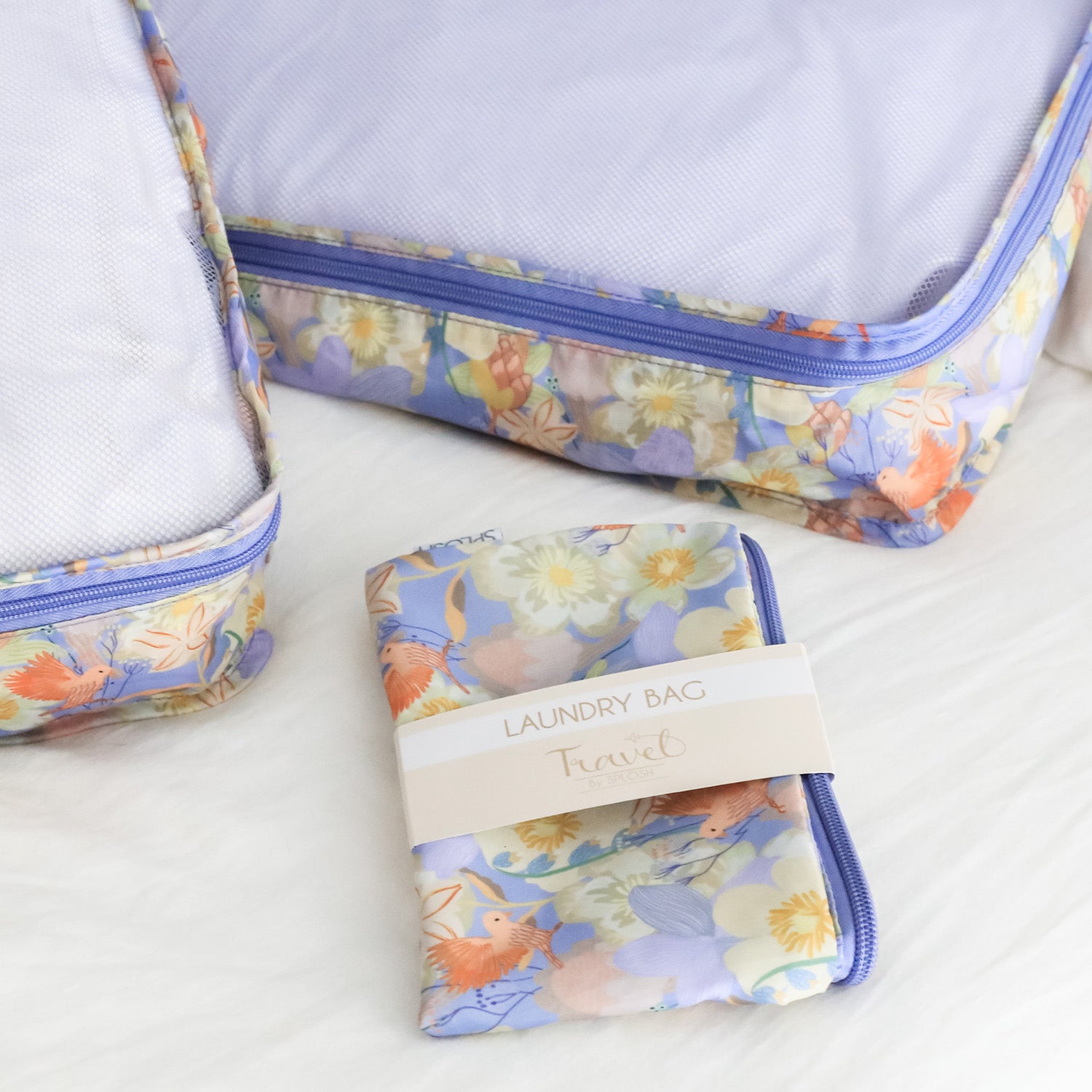 TRAVEL LAUNDRY BAG - FLORAL