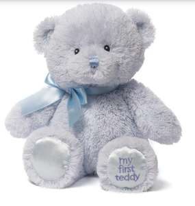 BABY GUND MY FIRST TEDDY BLUE 28CM
