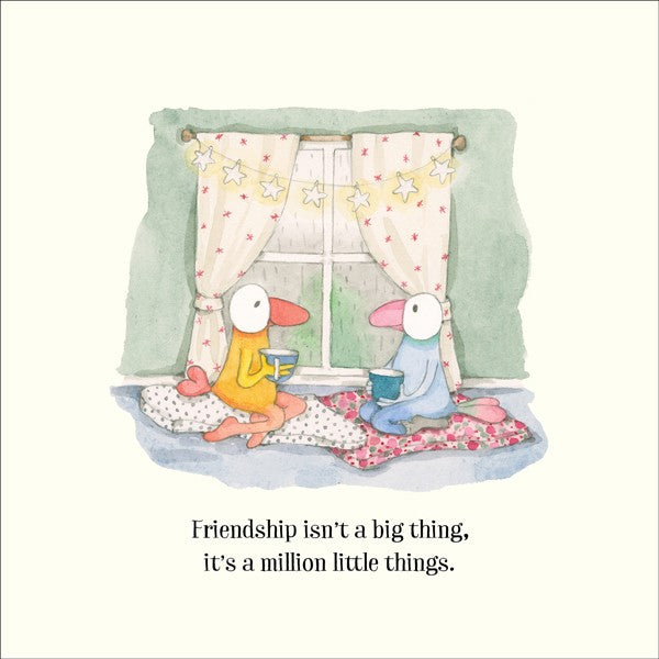 FRIENDSHIP ISNT A BIG THING